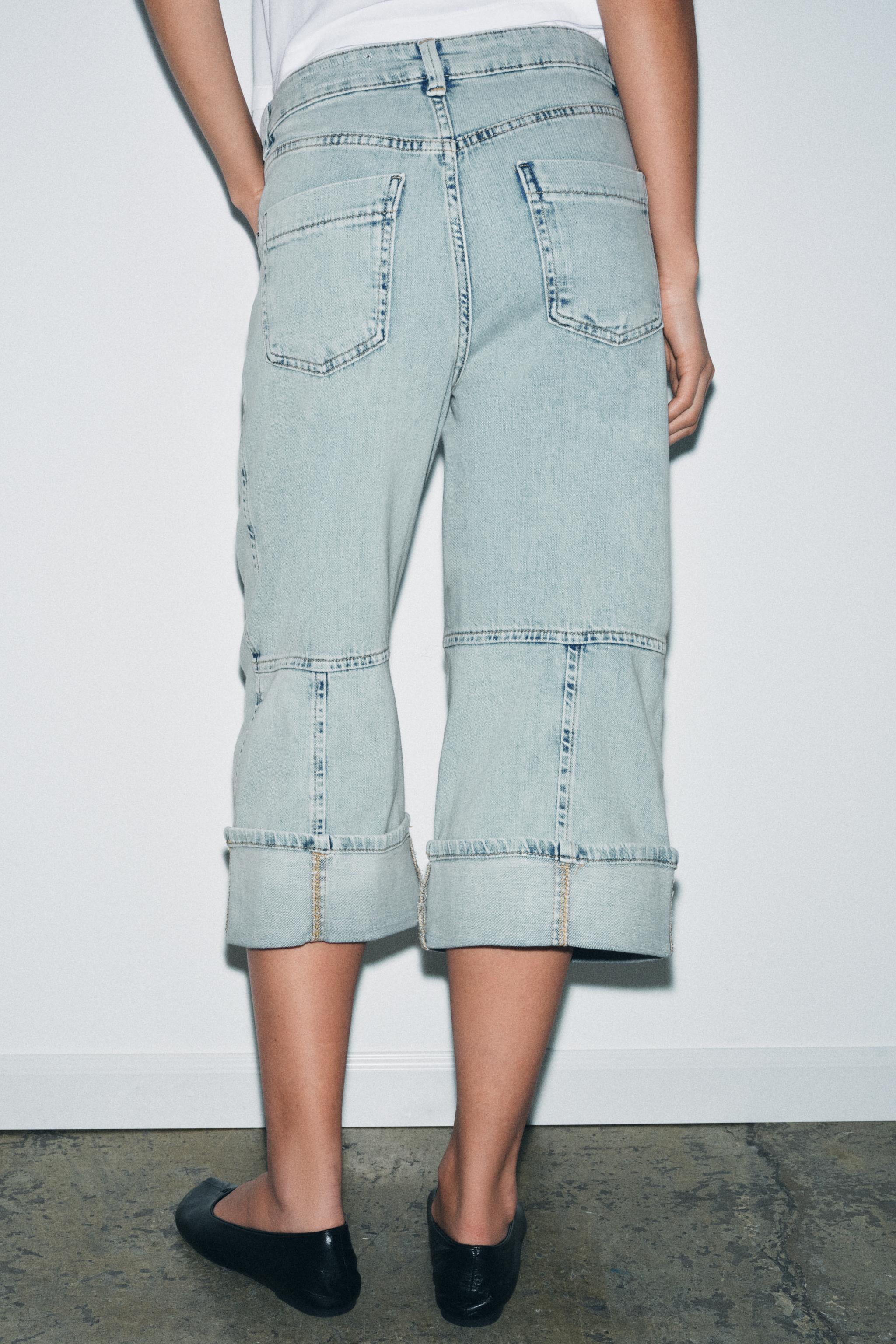 ZW COLLECTION MID-RISE CAPRI JEANS